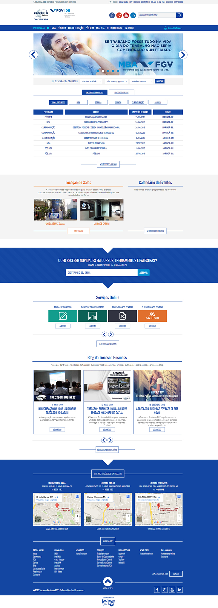 Novo Website Trecsson Business FGV